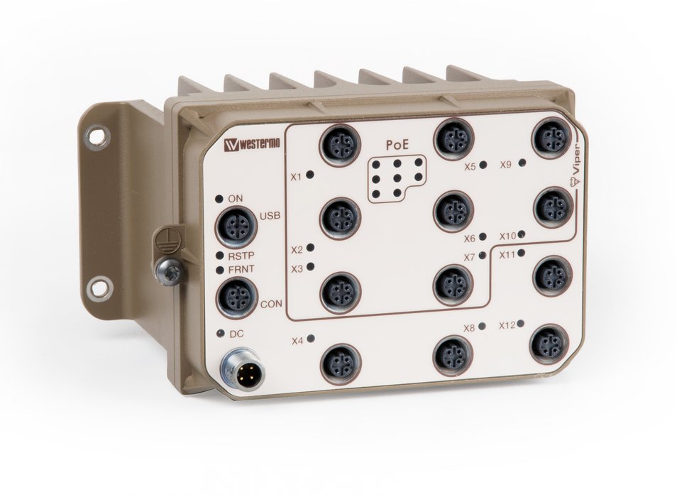 Os switches Westermo possibilitam redes Power-over-Ethernet robustas para aplicações ferroviárias on-board